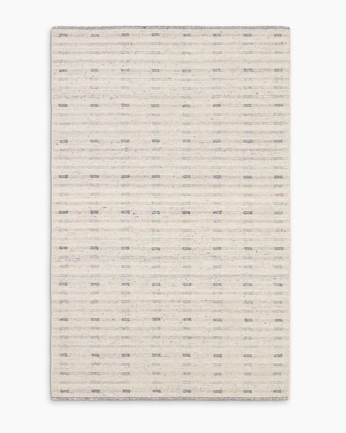 Noa Wool Rug - 5' x 8' / Light Grey
