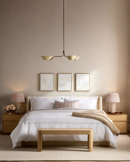 Organic Crisp Percale Duvet Cover - Twin / Ivory