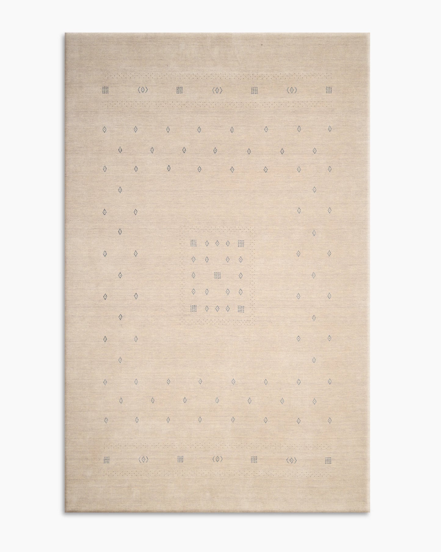 Dakota Hand-Loomed Wool Rug - 4' x 6' / Ivory