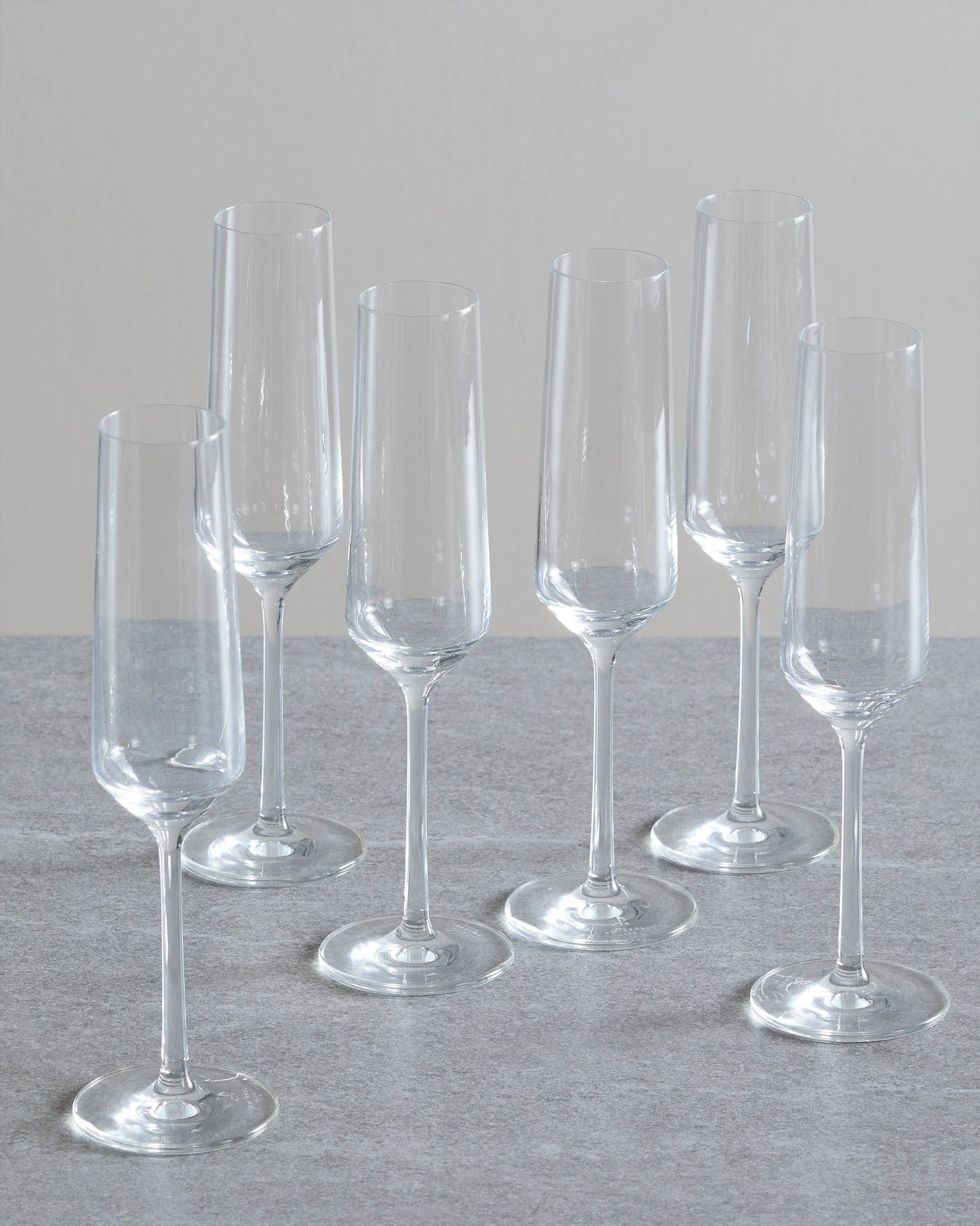 Pure Champagne Flute (Set of 6) - One Size / No Color