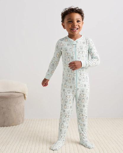 100% Organic Cotton Footie Pajama - 2T / Vehicles