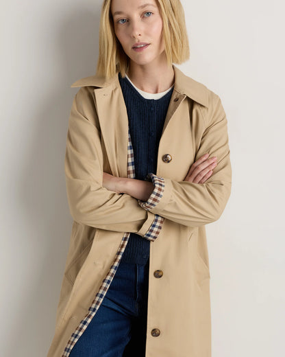 Comfort Stretch Mac Coat - XS / Light Khaki