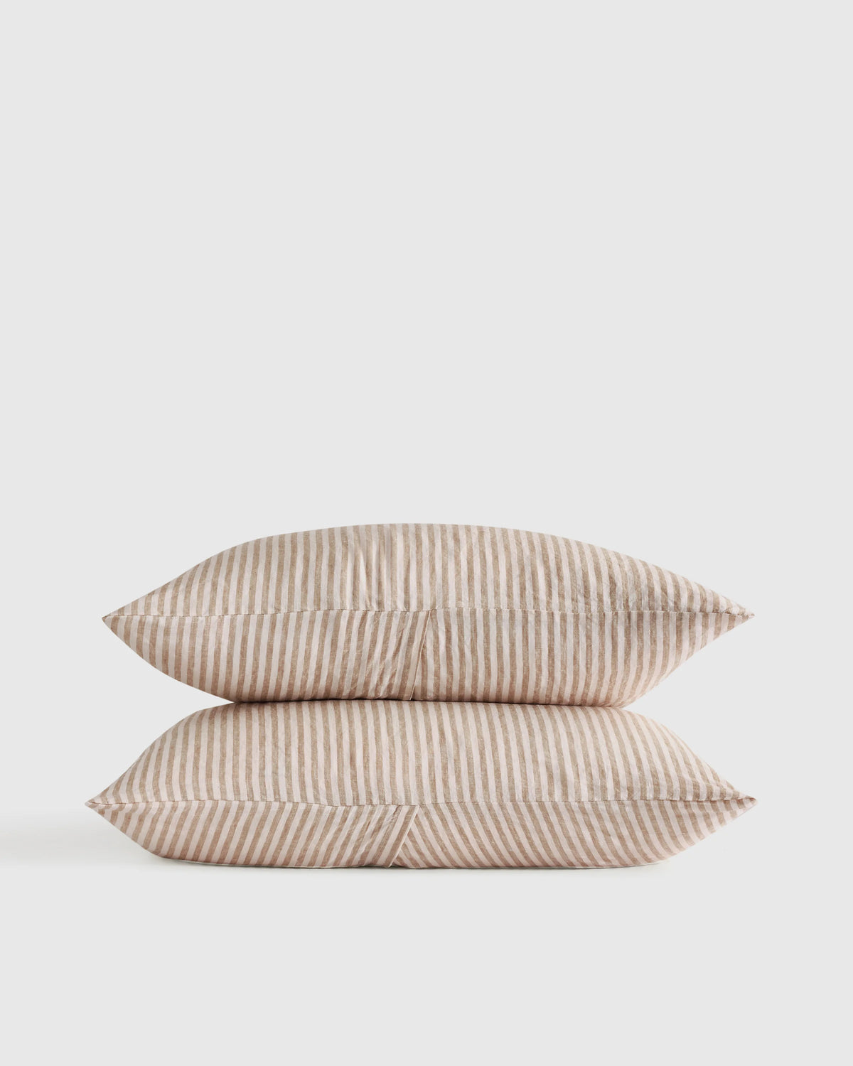 European Linen Sham Set - Standard / White