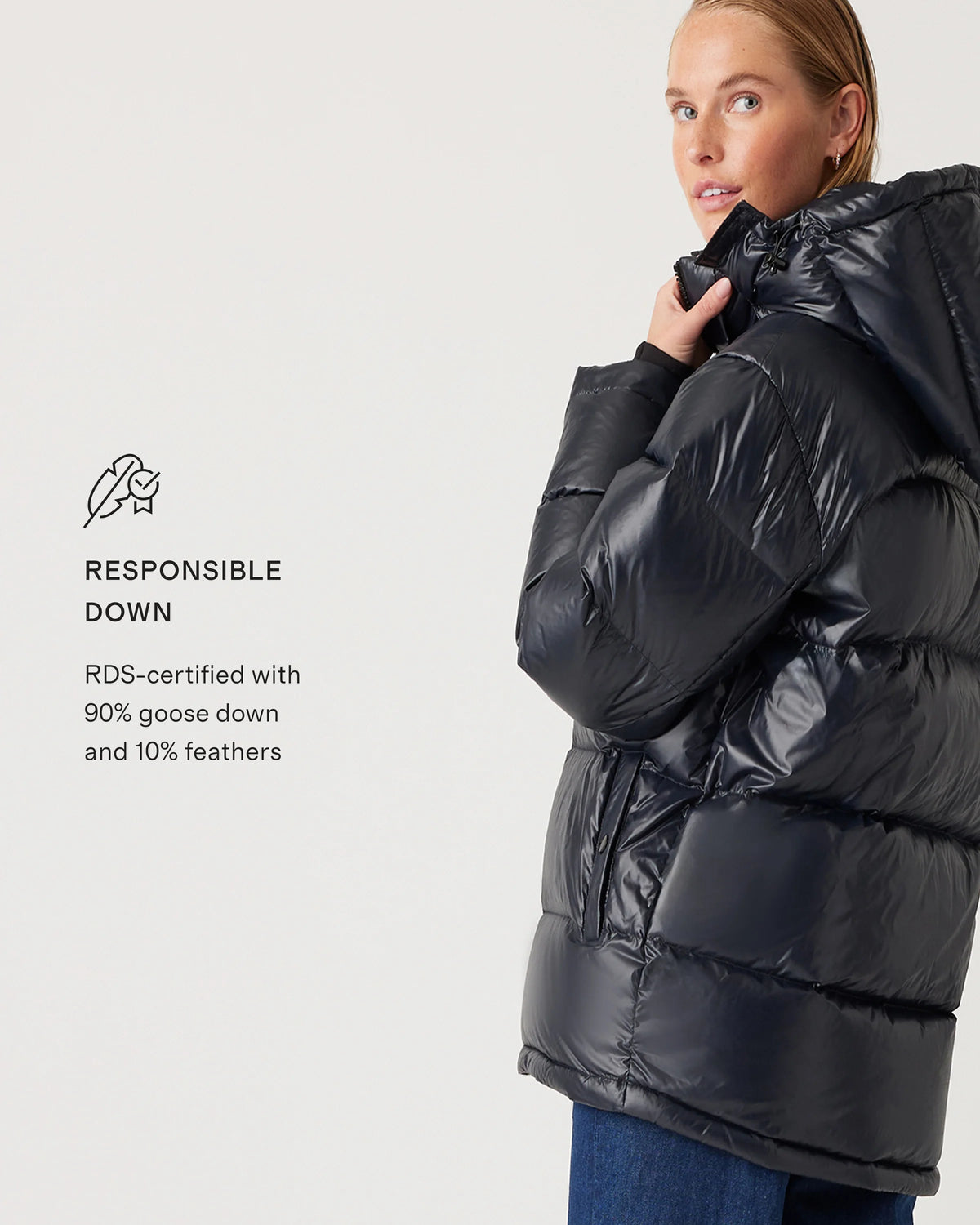 Responsible Down Puffer Jacket - XS / Sea Spray Green