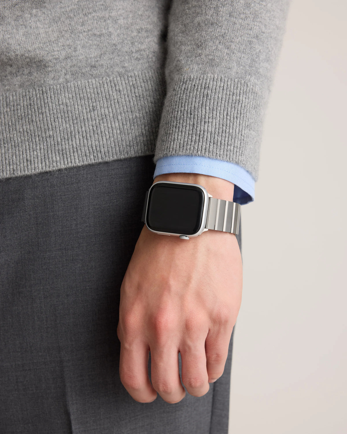 Titanium Smartwatch Band - 38mm - 42mm / Silver