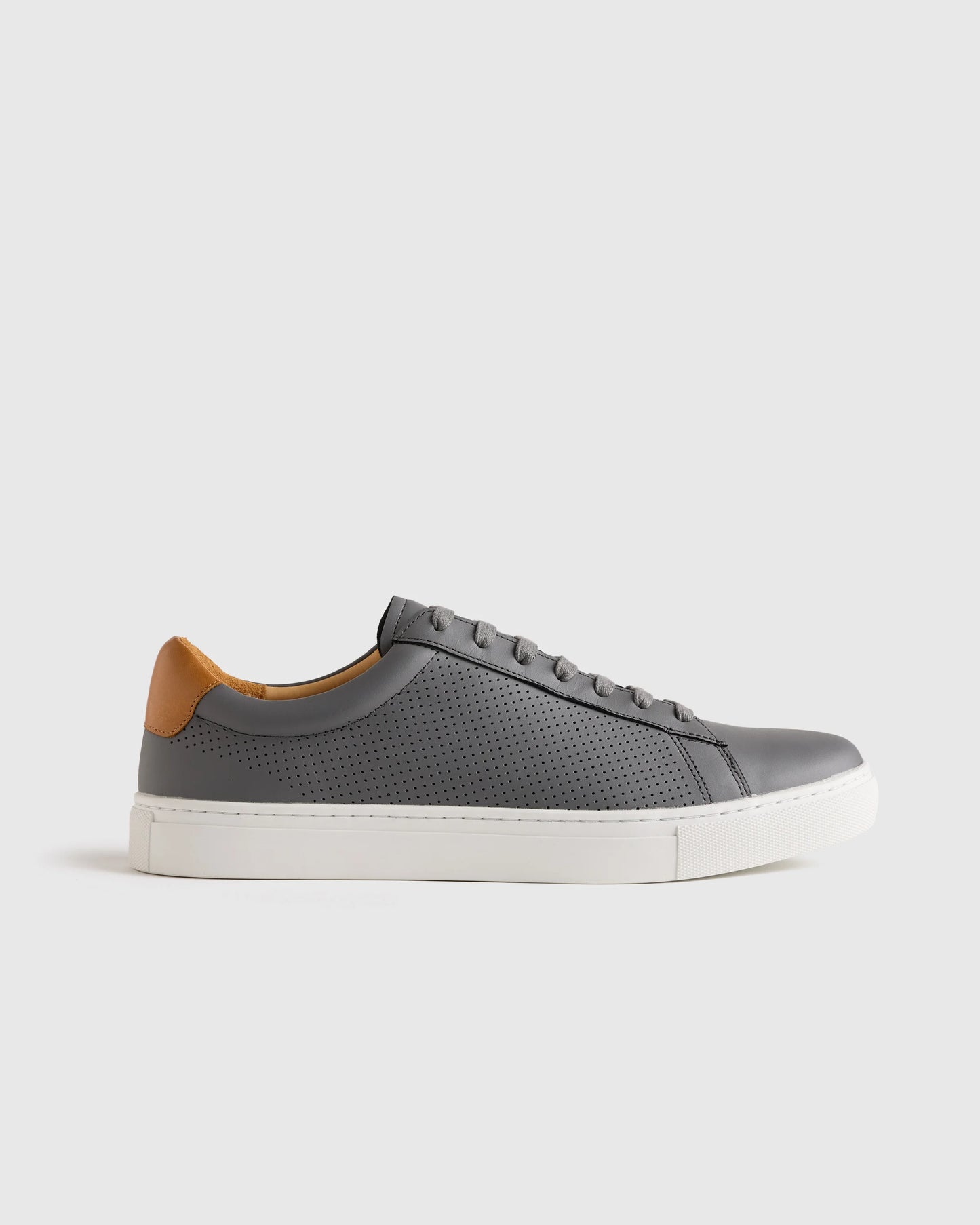 Italian Leather Everyday Sneaker - 7 / Black/Black