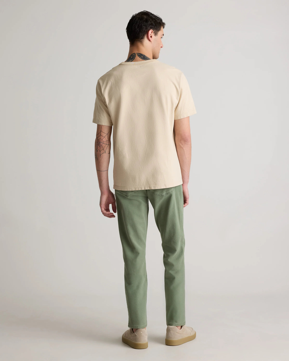 French Terry 5-Pocket Pants - Slim - 30X30 / Bayberry Olive