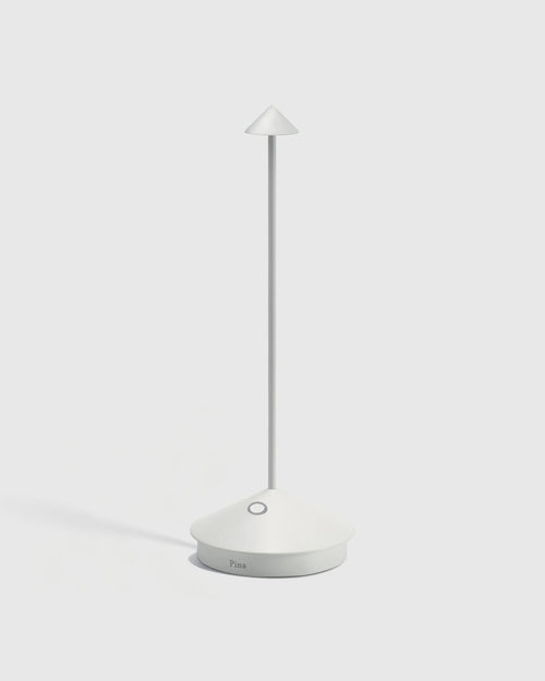 Pina Pro Rechargeable Table Lamp by Zafferano - One Size / White