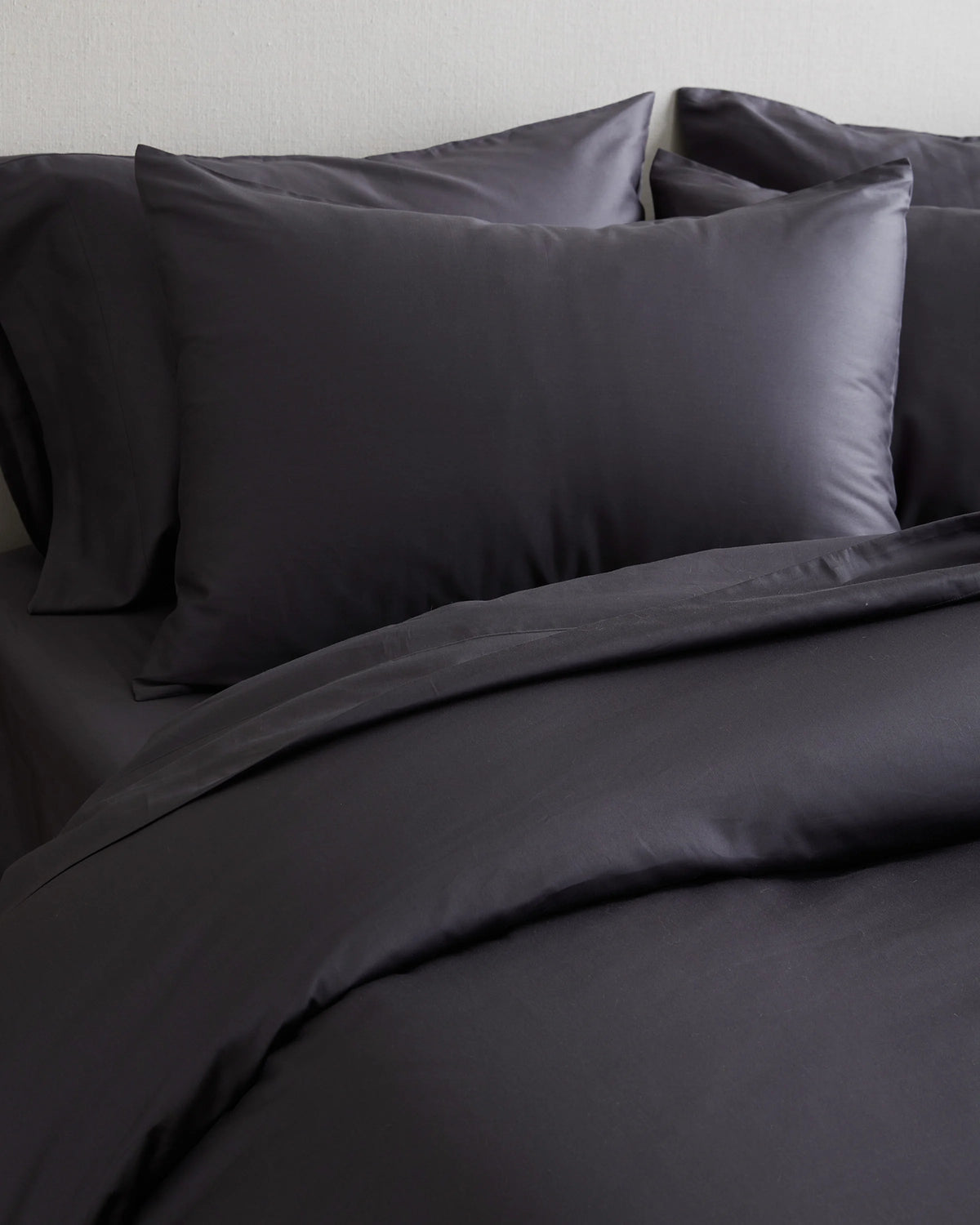 Luxury Organic Sateen Duvet Cover Set - Twin / Ivory