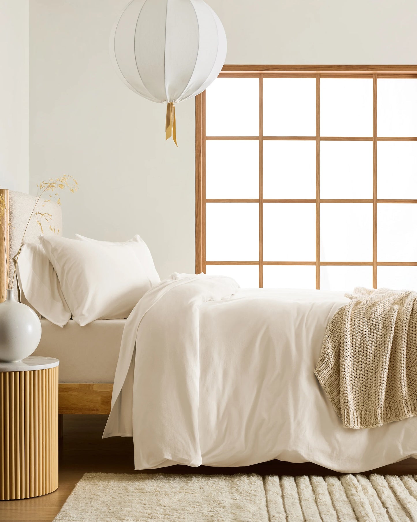 Organic Jersey Duvet Cover - Twin / Light Blue