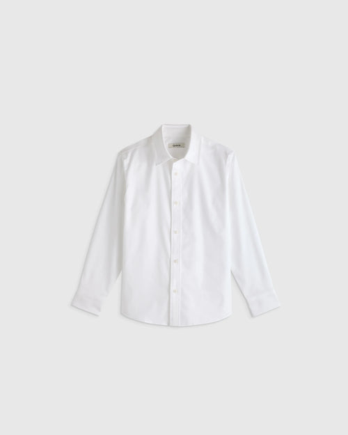 Organic Cotton Oxford Non-Iron Dress Shirt - 4T / White