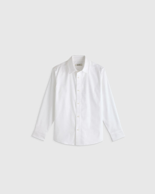Organic Cotton Oxford Non-Iron Dress Shirt - 4T / White