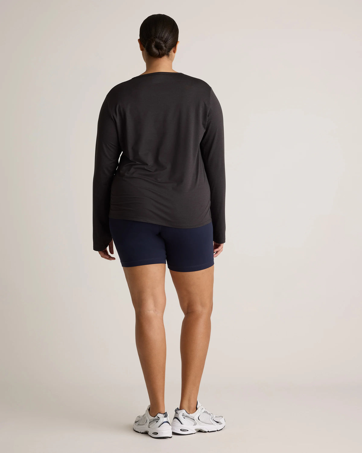 Flowknit Breeze Long Sleeve Top - XS / Heather Deep Navy