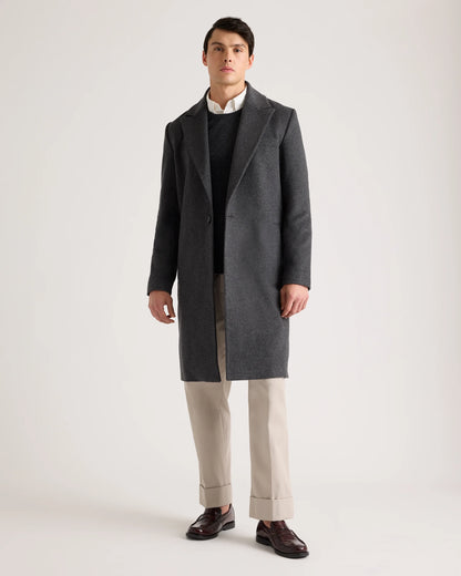Italian Wool Belted Overcoat - S / Caramel