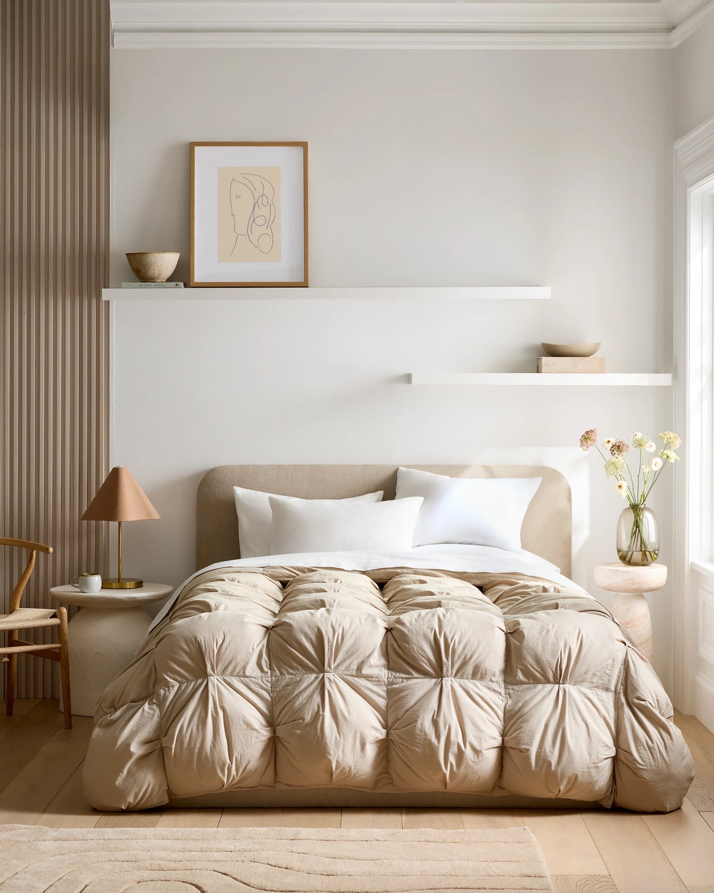 Cotton Pintuck Comforter - Twin / Nightfall