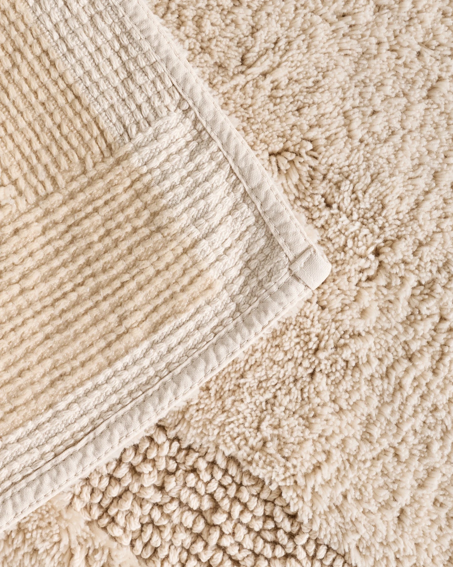 Turkish Cotton Non-Slip Bath Rug - 21"x34" / White