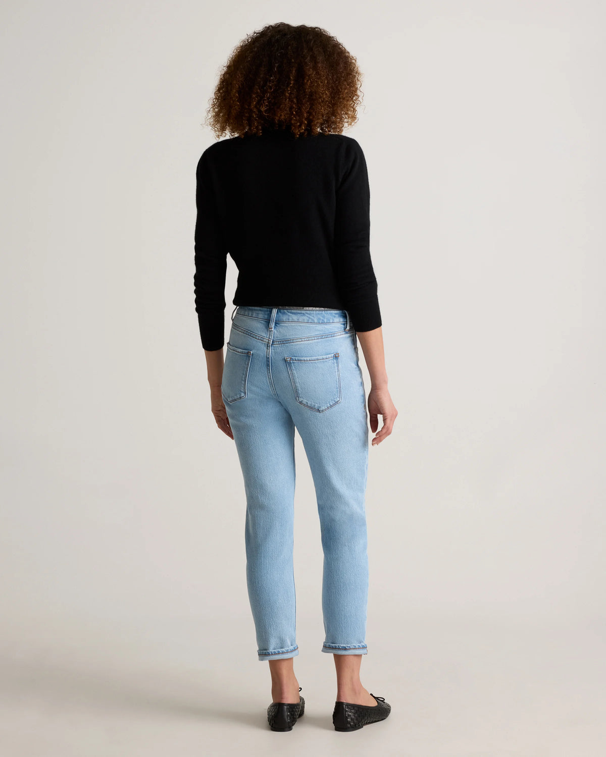 Luna Stretch Slim Boyfriend Jeans - 24 / Stormy Blue