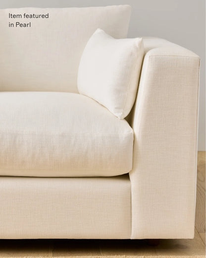 Oasis Sofa in Performance Linen - 7ft / Pearl
