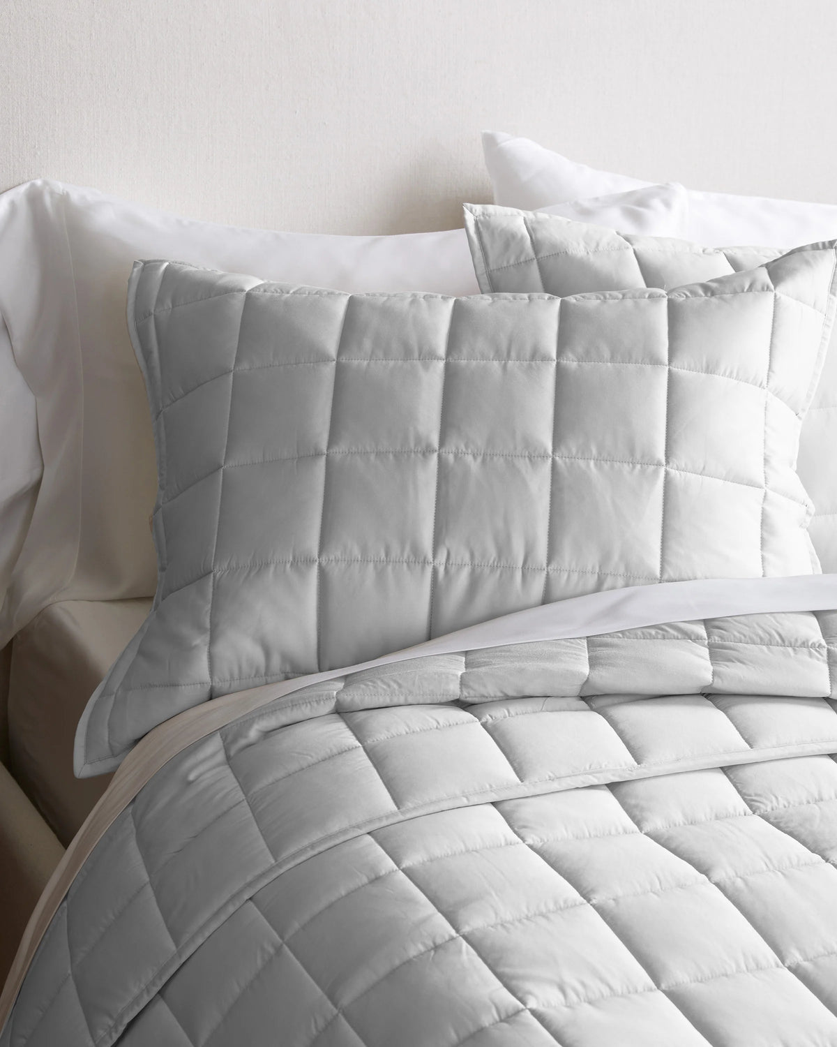 Bamboo Box Quilt Set - Twin / Sage
