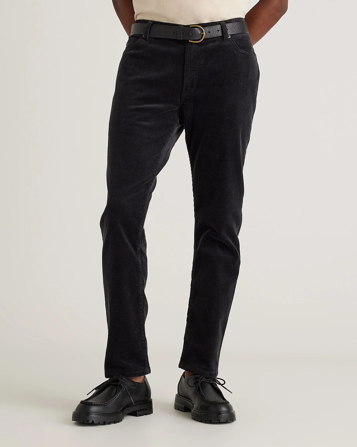 Organic Stretch Corduroy 5-Pocket Pants - 30X30 / Espresso