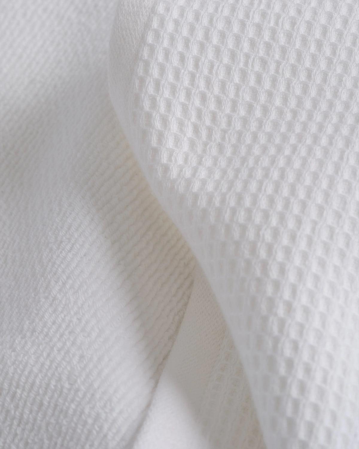 Turkish Waffle Terry Bath Towel Bundle - One Size / White