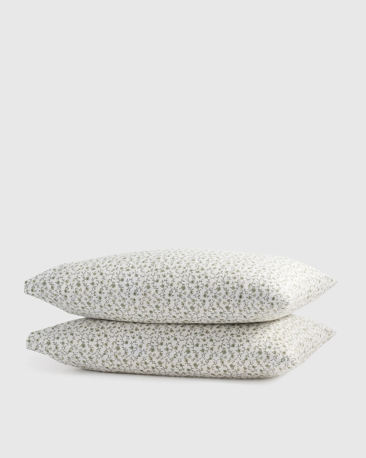 Organic Crisp Percale Pillowcase Set - Standard / White