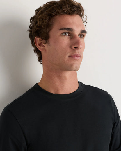 Studio Performance Long Sleeve Tee - S / Black