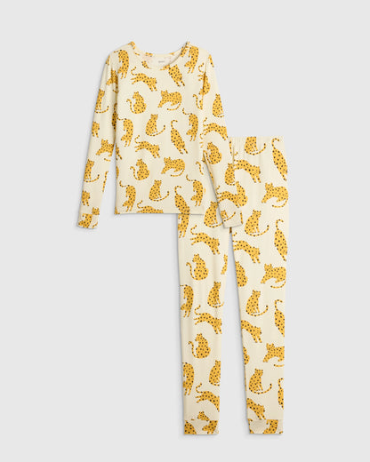 Bamboo Long Sleeve and Pant Pajama Set - 6 / Wildflower Dreams