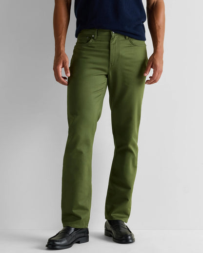 Comfort Stretch Traveler 5-Pocket Pants - Straight - 28X30 / Military Olive