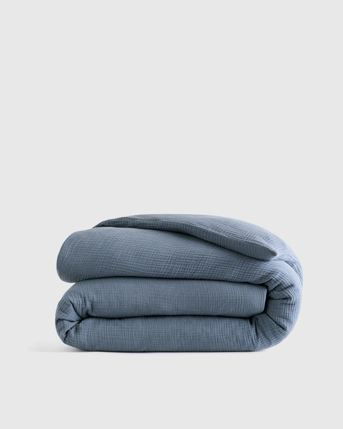Organic Cotton Gauze Duvet Cover - Twin / Dried Sage