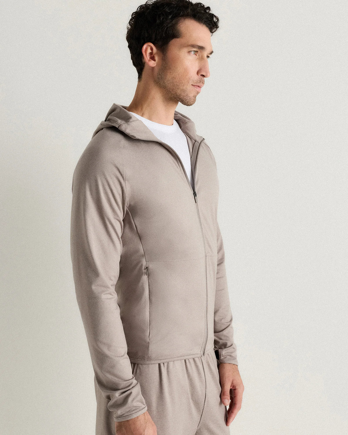 Flowknit Performance Zip Hoodie - S / Heather Grey