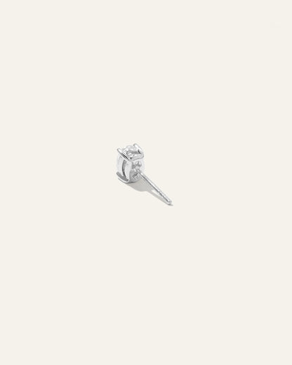 14K Gold Lab Grown Diamond Oval Solitaire Studs - 2ctw - One Size / Yellow Gold