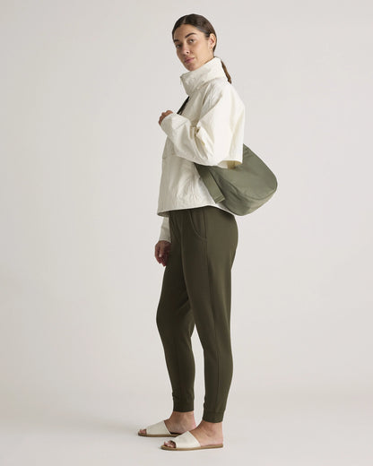 Revive Nylon Crescent Shoulder Bag - One Size / Olive