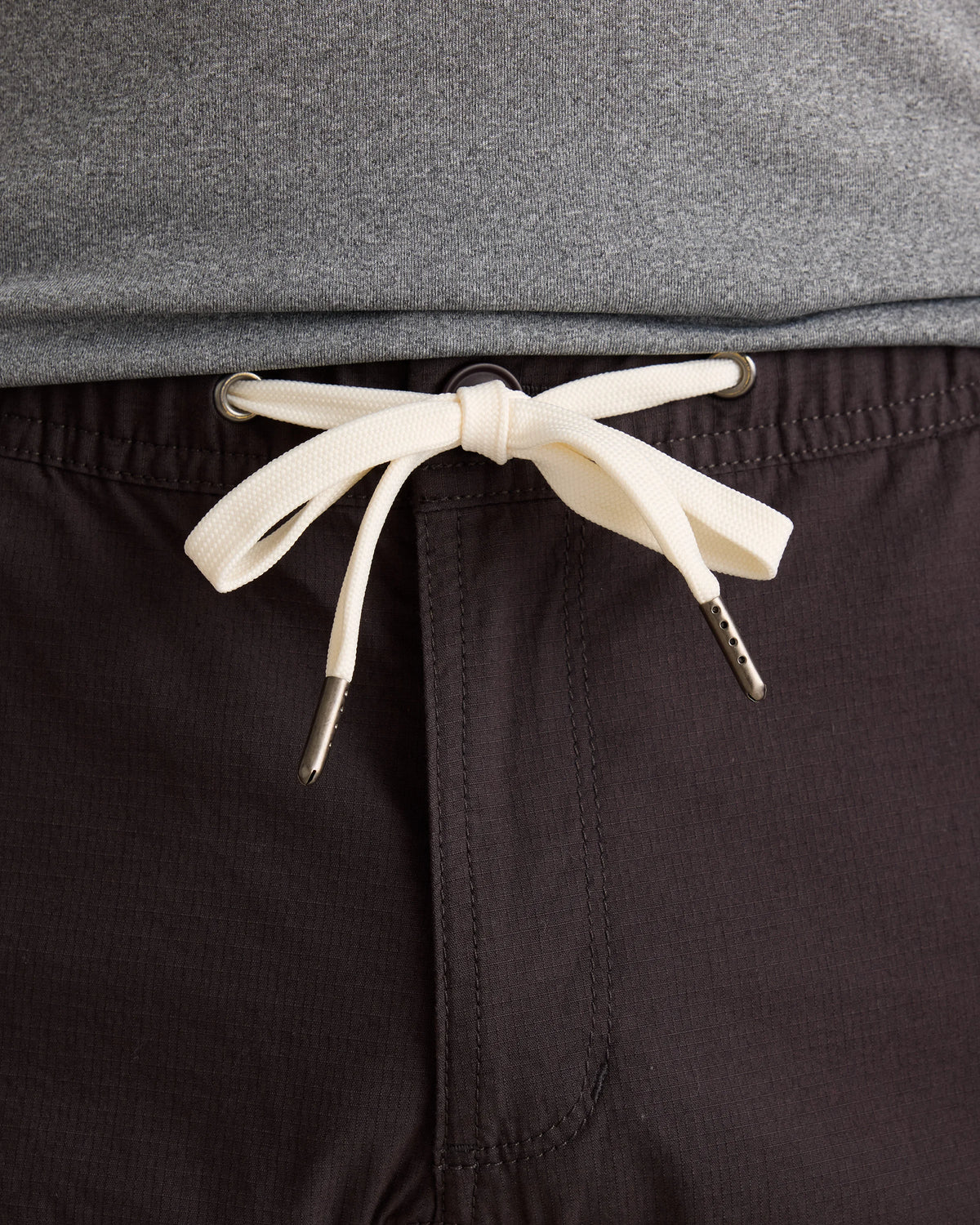 Organic Stretch Ripstop Shorts - 10" - S / Morel Grey