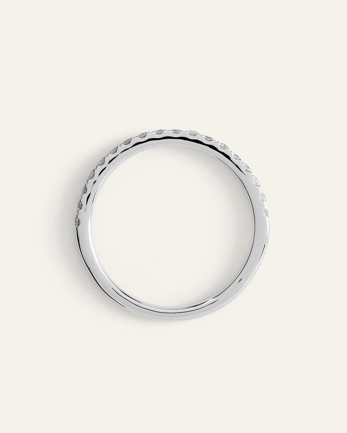 Lab Grown Diamond Pave Band - 4 / Yellow Gold