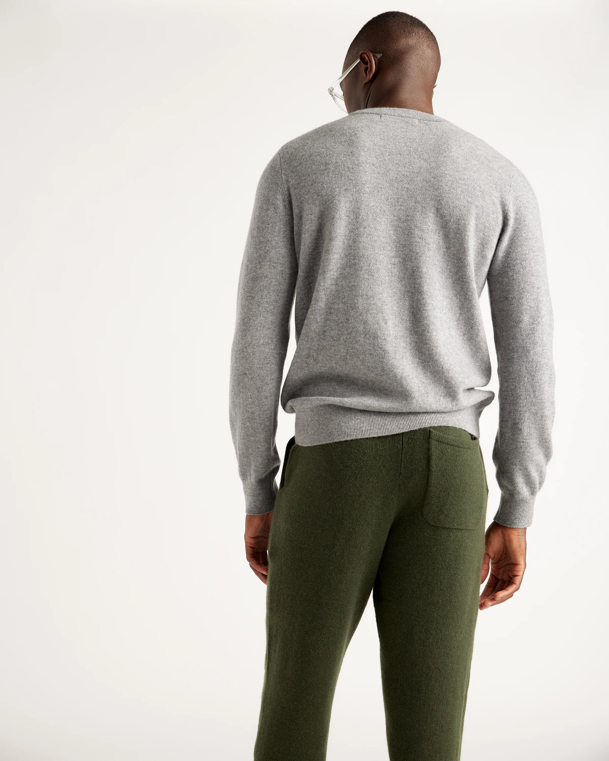 Mongolian Spring Cashmere Jogger - S / Olive