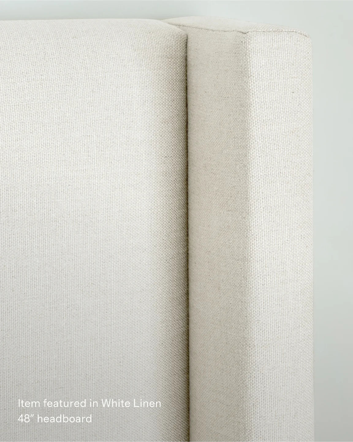 Plush Boucle Wingback Bed - Full / Ivory
