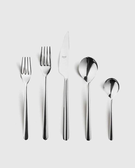 Linea Flatware 20-Pc Set by Mepra - One Size / Polished Stainless Steel