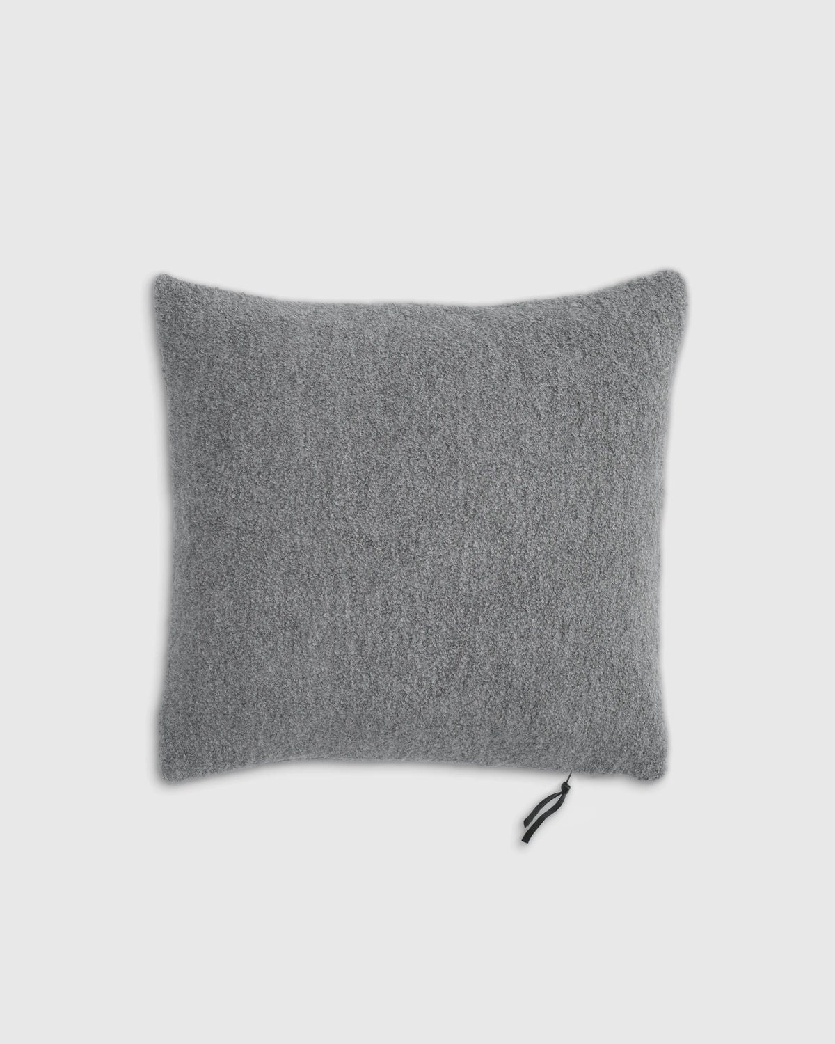 Alpaca Boucle Pillow Cover - 20x20 / Light Heather Grey