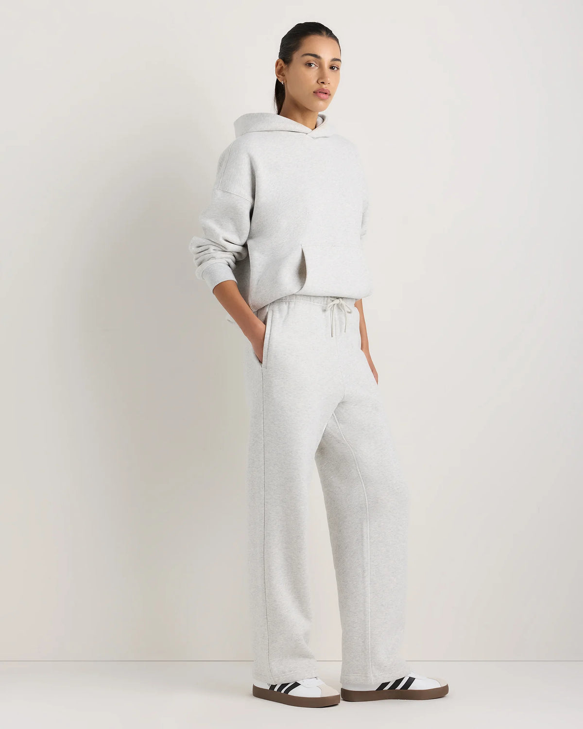 Everyday Fleece Straight Leg Sweatpants - XS / Coastal Sage