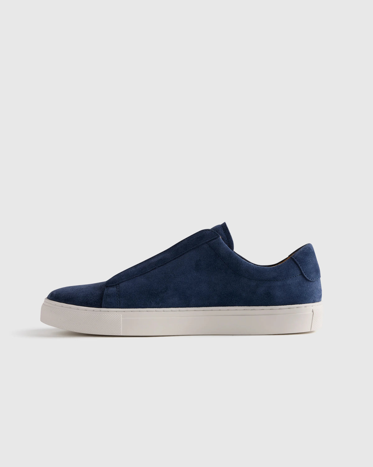 Italian Suede Tailored Sneaker - 7 / Fog