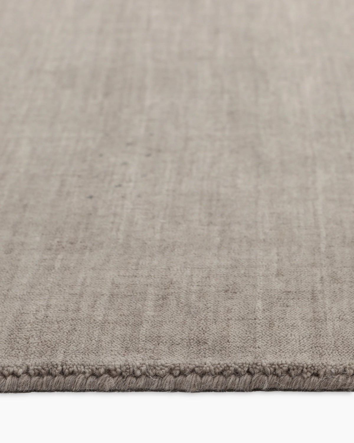 Indie Hand-Loomed Wool Rug - 5' x 8' / Taupe