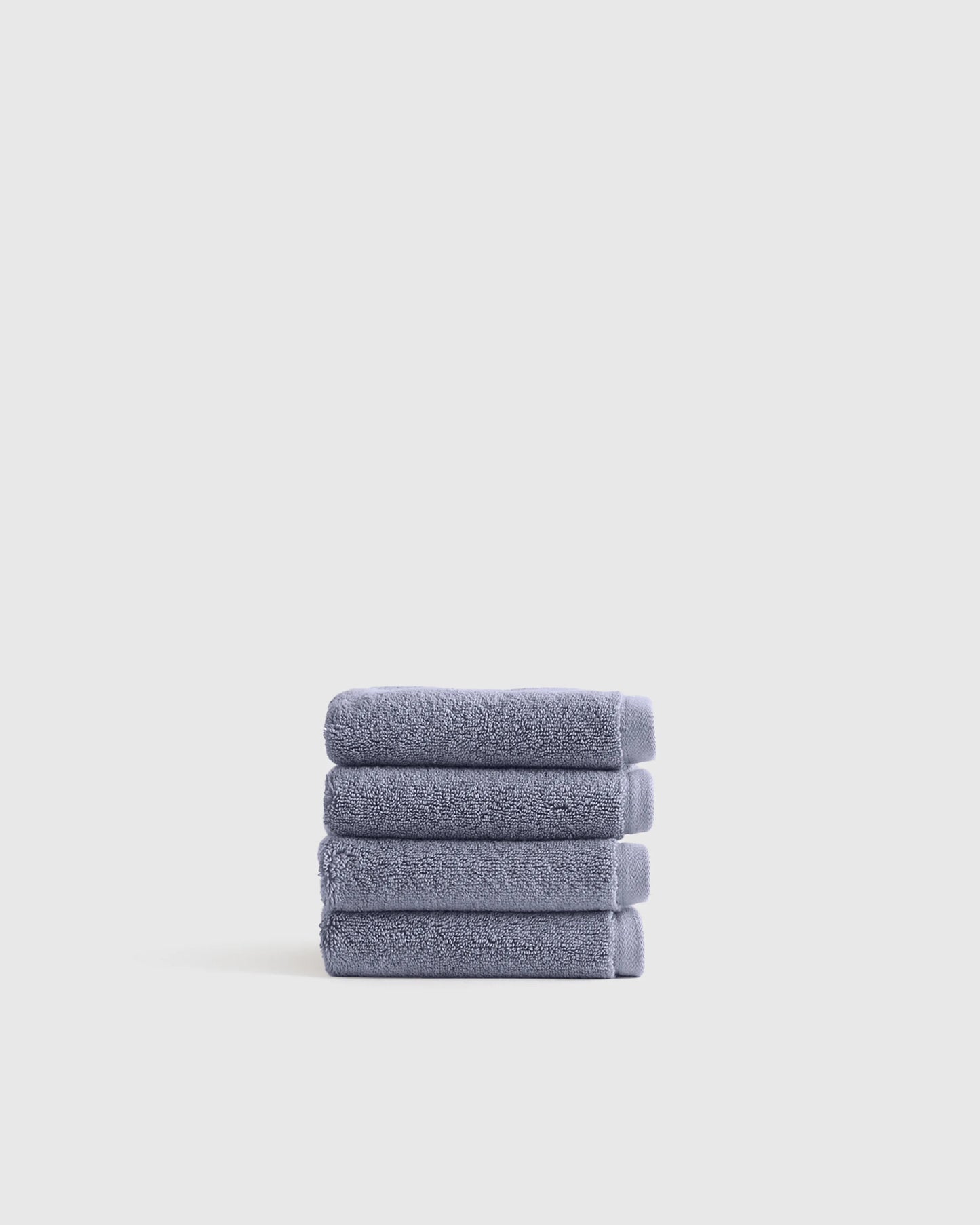 Plush Organic Turkish Cotton Washcloth (Set of 4) - One Size / White