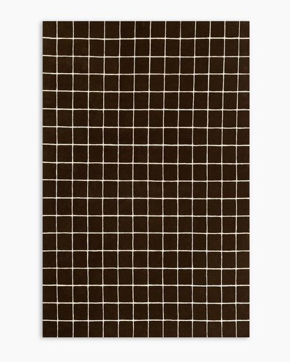 Bowie Wool Rug - 5' x 8' / Brown