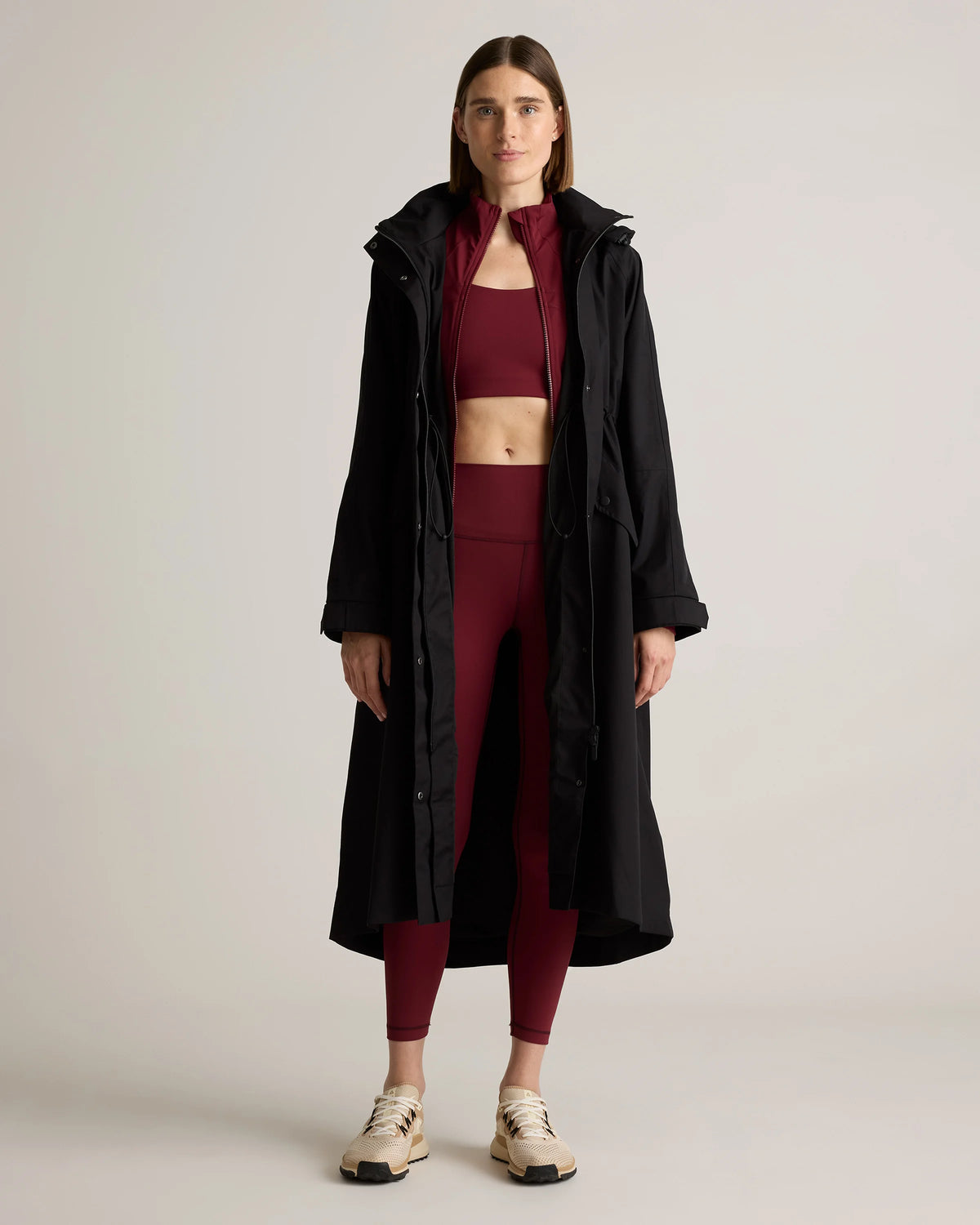 Weather Proof Rain Trench Coat - XS / Dark Spruce