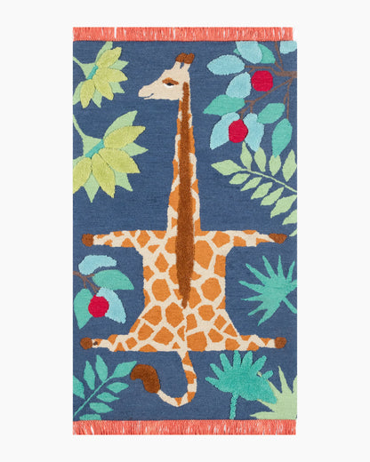 Playful Animals Hand-Tufted Wool Rug - 3' x 5' / Bear
