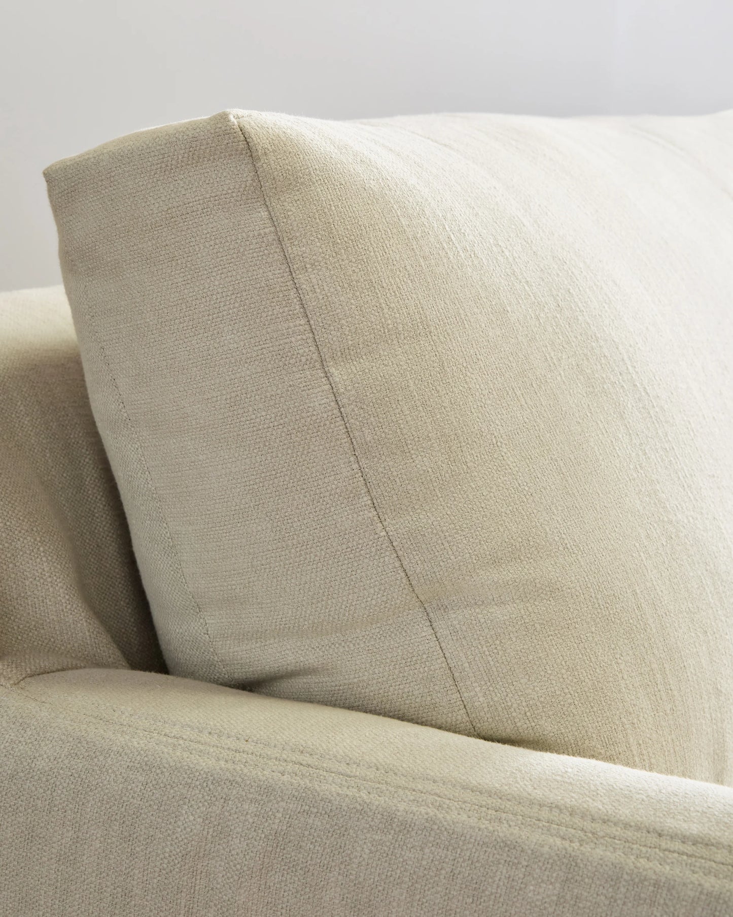Ellery Slipcover Sofa in Performance Linen - 7ft / Sand
