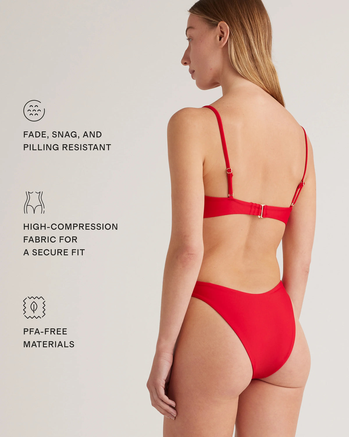 Italian High-Leg Bikini Bottom - XS / Mocha Midi Dot