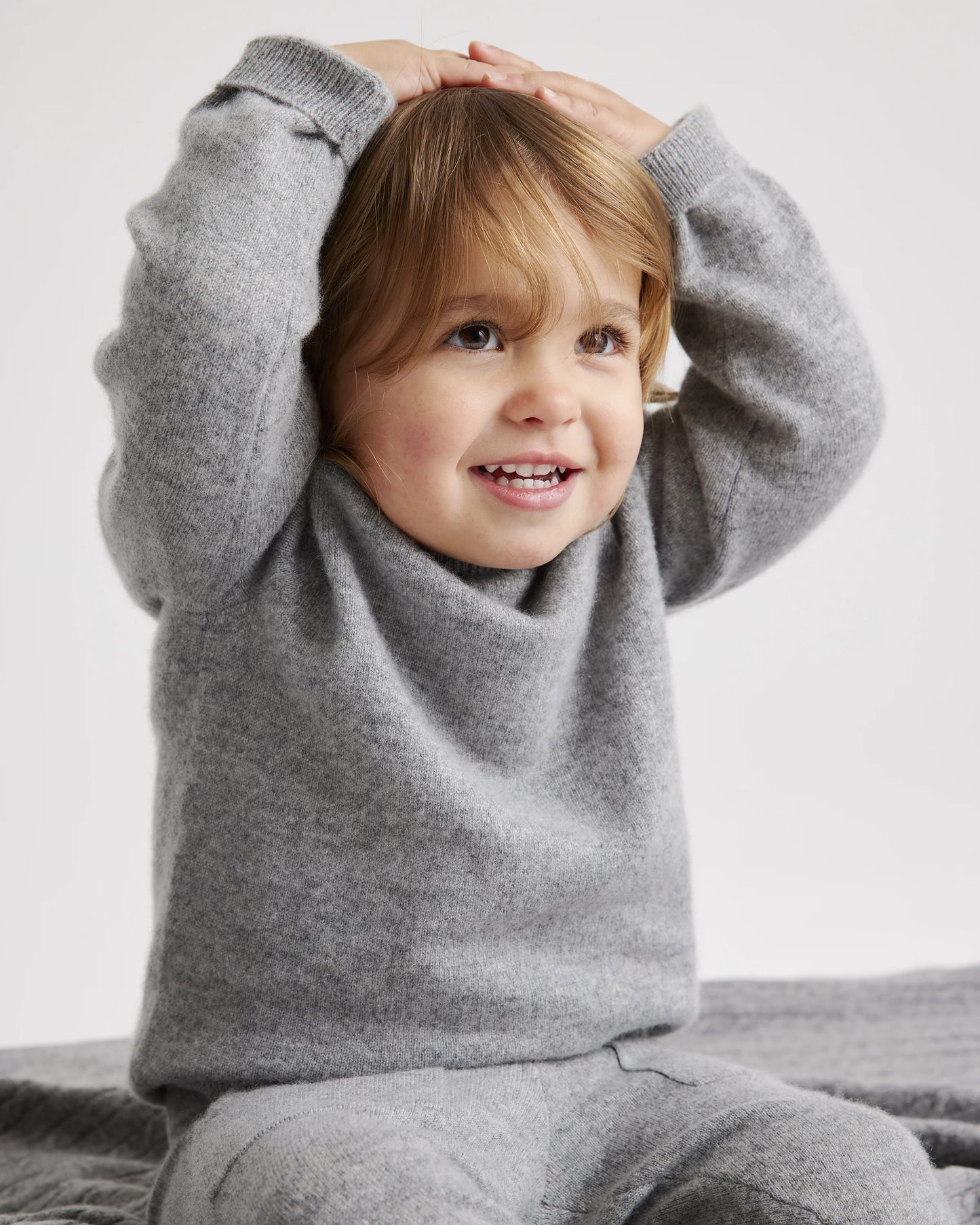 Washable Cashmere Crewneck Sweater - 0-3M / Varsity Red