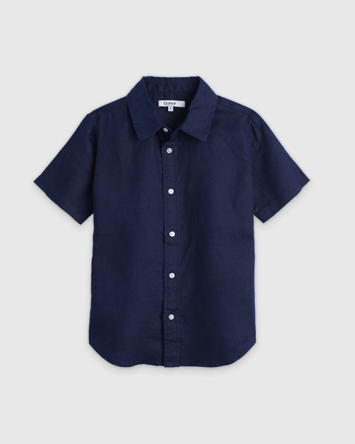 100% European Linen Short Sleeve Shirt - 6 / Flax